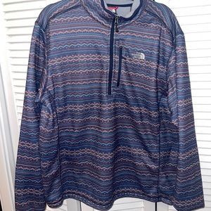 The North Face pull over half zip sweater